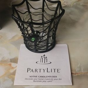 Spider Webb Votive Candle Holder